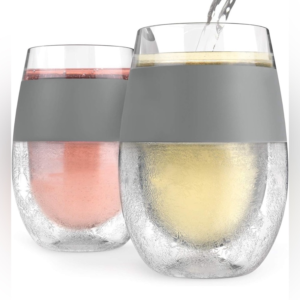 Set of 2 HOST wine freeze cups double wall insulated